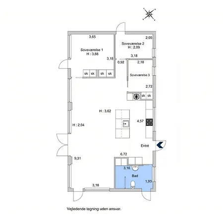 Designer House With Sea View On Odden Yderby